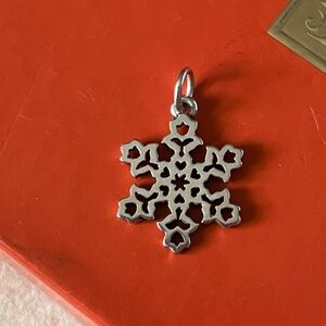 James Avery Sterling Silver Snowflake Pendant/Charm